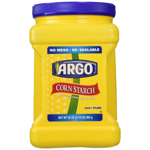 yellow cornstartch tin